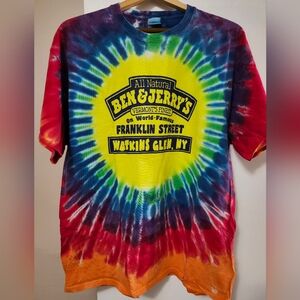 Port and Company Multicolor Tie-Dye Tee